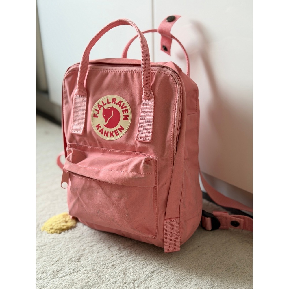 Fjallraven Kanken Mini Backpack Peach Pink Small Rucksack Unisex